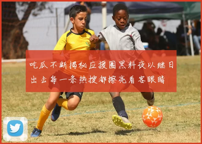 吃瓜不断揭秘应援圈黑料夜以继日出击每一条热搜都擦亮看客眼睛